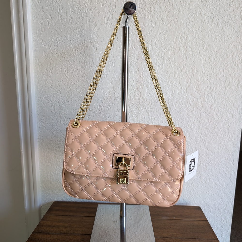 Anne Klein Pink Convertible crossbody